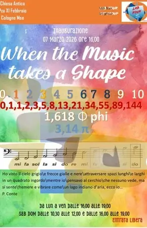 WHEN THE MUSIC TAKE A SHAPE