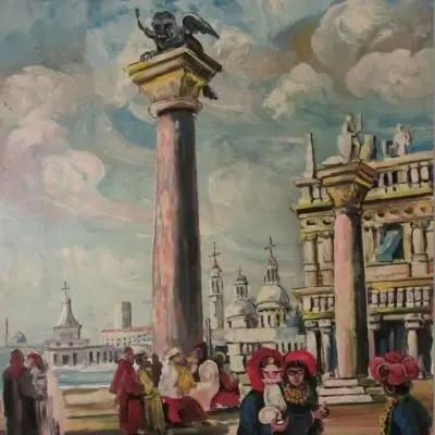 Luigi Buranello Il Carnevale di Venezia - Sfumature d´Arte