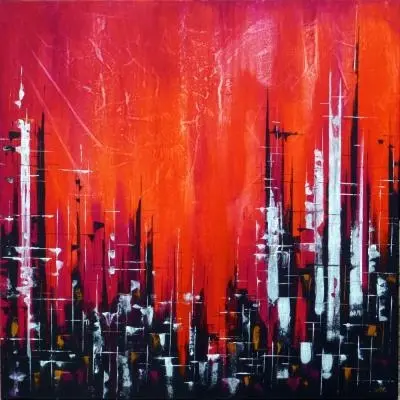 Chiara Maria Rossetti Fuoco sulla cittá - Sfumature d´Arte