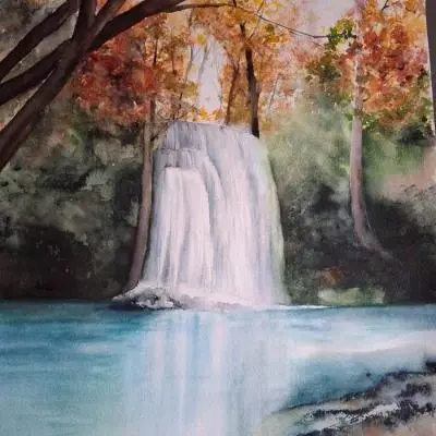 Silvana Peracchi La cascata - Sfumature d´Arte