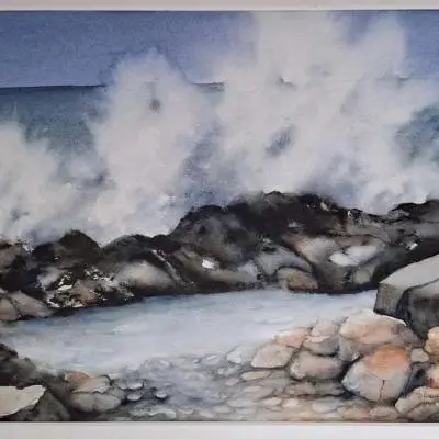 Spruzzi sulle rocce