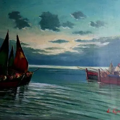 Pescatori all'alba