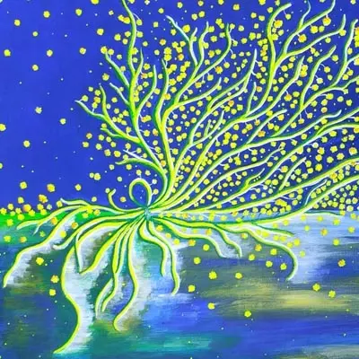 Livia Lizza Le mimose - Sfumature d´Arte