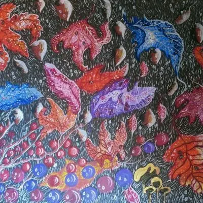 Livia Lizza La brina nel bosco - Sfumature d´Arte
