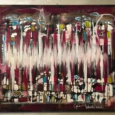 Gianni Vecchione Città In Fiamme - Sfumature d´Arte