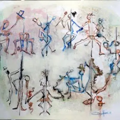 Cinzia Frassà Girotondo lap dance - Sfumature d´Arte