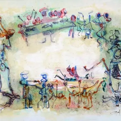 Cinzia Frassà Girotondo ultima cena - Sfumature d´Arte