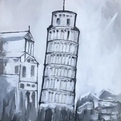 Luigi D'Amato La Torre di Pisa - Sfumature d´Arte