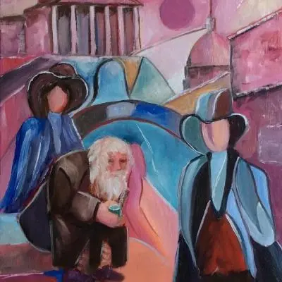 Luigi D'Amato Il clochard e il vagabondo - Sfumature d´Arte