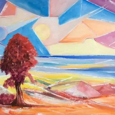 Luigi D'Amato Paesaggio con acero - Sfumature d´Arte