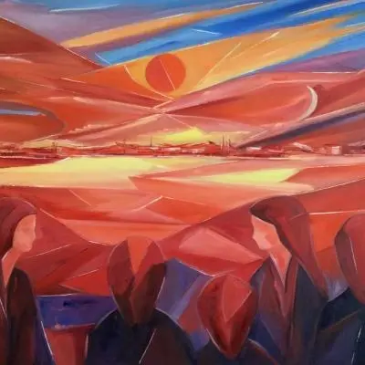 Luigi D'Amato Tramonto astrale - Sfumature d´Arte