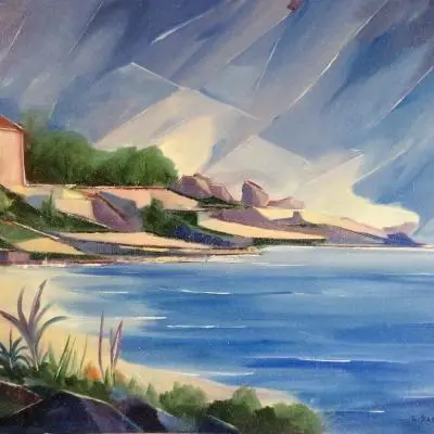 Luigi D'Amato Scorcio di Punta Licosa - Sfumature d´Arte