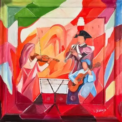 Luigi D'Amato La banda musicale - Sfumature d´Arte