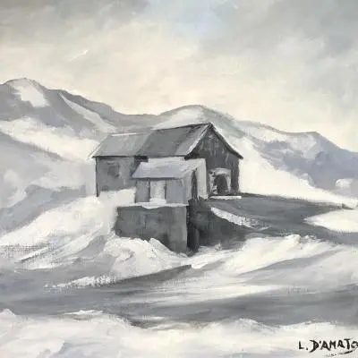 Luigi D'Amato Capanna Quintino Sella - Sfumature d´Arte